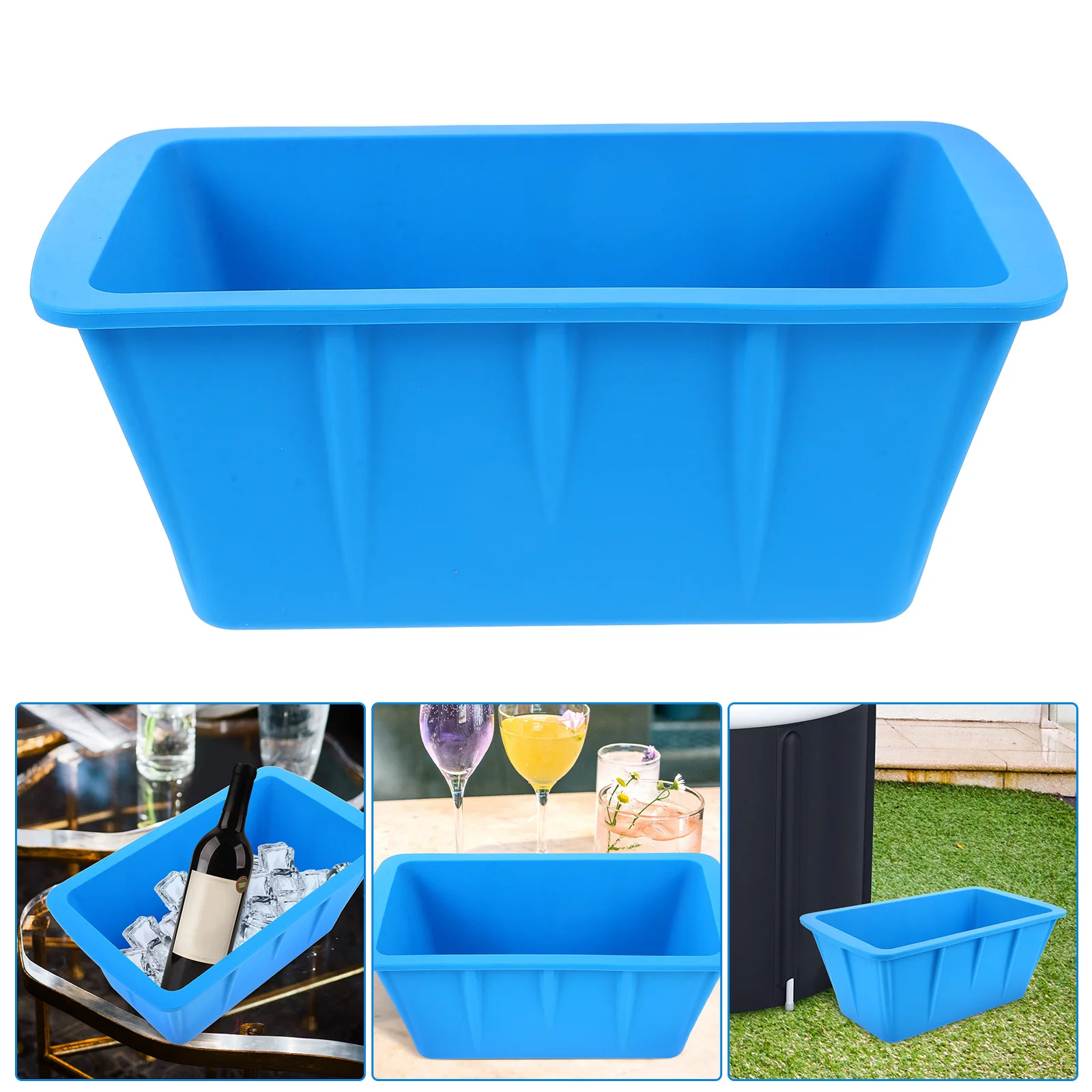 

Box Large Capacity Silicone Cube Mold For Bath Cubes Accessories Maker Ice Trays Freezer Kitchen Bar Tools