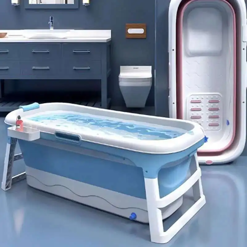 

Miniature Kids Strong Bathtubs Bathroom Adults Foldable Bucket Cold Bathtub Bath Portable Bainoire Pliable Adullte Furniture