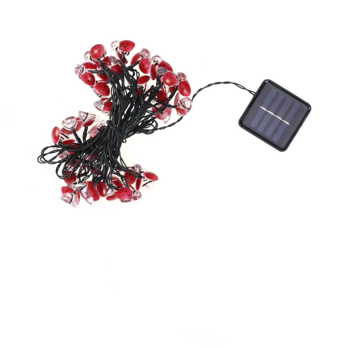 

6 5M 30LEDs Ladybug Light String Solar Powered Operated Waterproof Decoration Christmas Wedding Party Festival