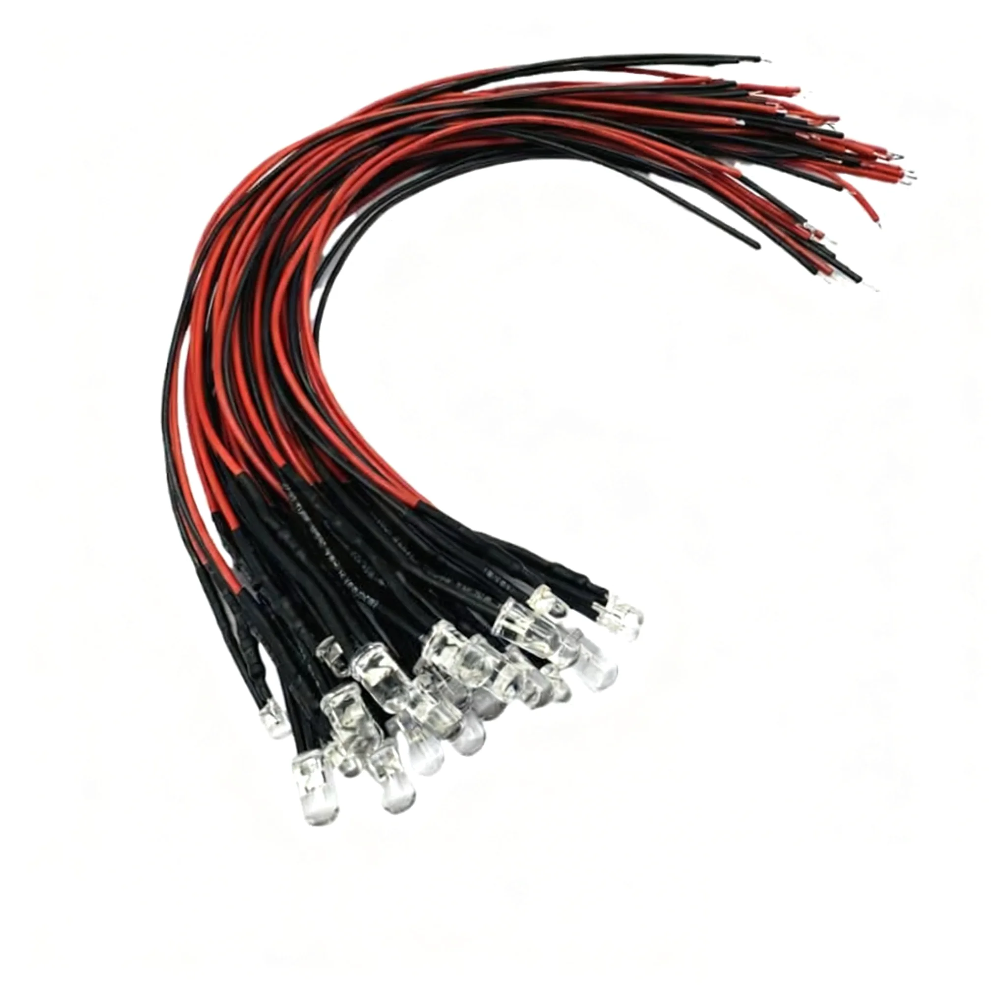 ไฟ LED แบบแฟลชเดี่ยว หัวกลม 3 มม./5 มม., ไฟ LED กระพริบอัตโนมัติ ขนาดเล็ก, 3V, 5V, 6V, 12V, 24V ไฟแสดงสถานะ