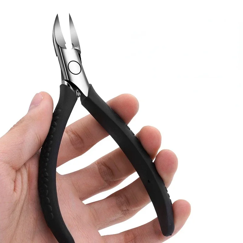 Nail Cutter Cuticle Nippers Profesional Ingrown Toenail Scissors Dead Skin Removal Stainless Steel Nail Clipper Pedicure Tool