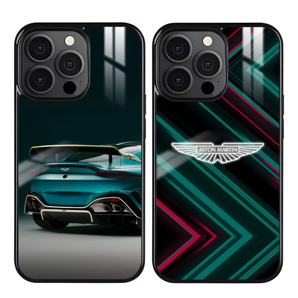 Aston Supercar M-Martin Phone Case For IPhone 16 15 14 13 Pro Max Plus Mini Magnetic Magsafe Wireless Charging Cover