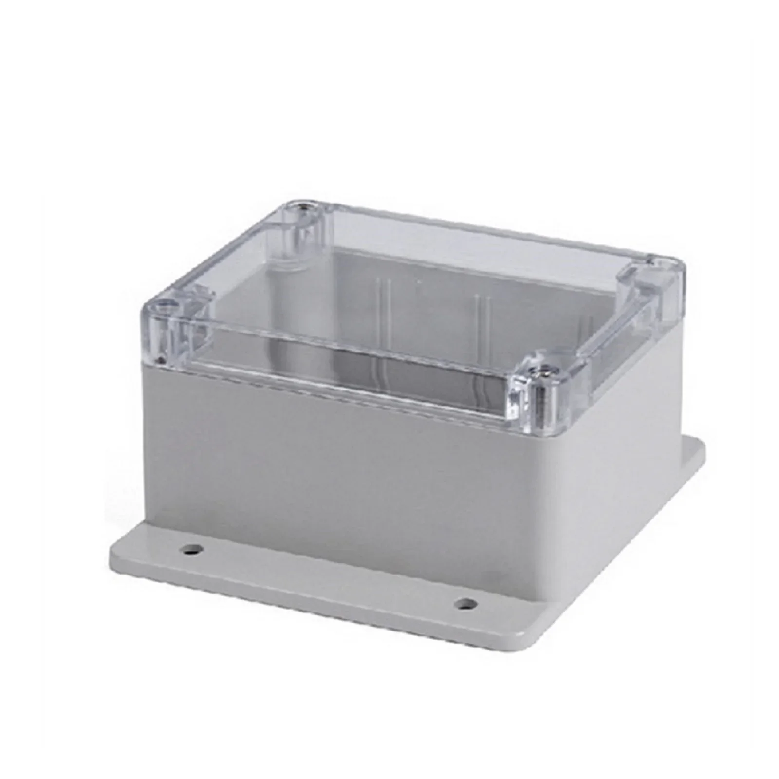 Ip65 Waterproof Plastic Junction Box 100x68x50mm With Transparent PC Cover And Ears For Outdoor Electrical Enclosure