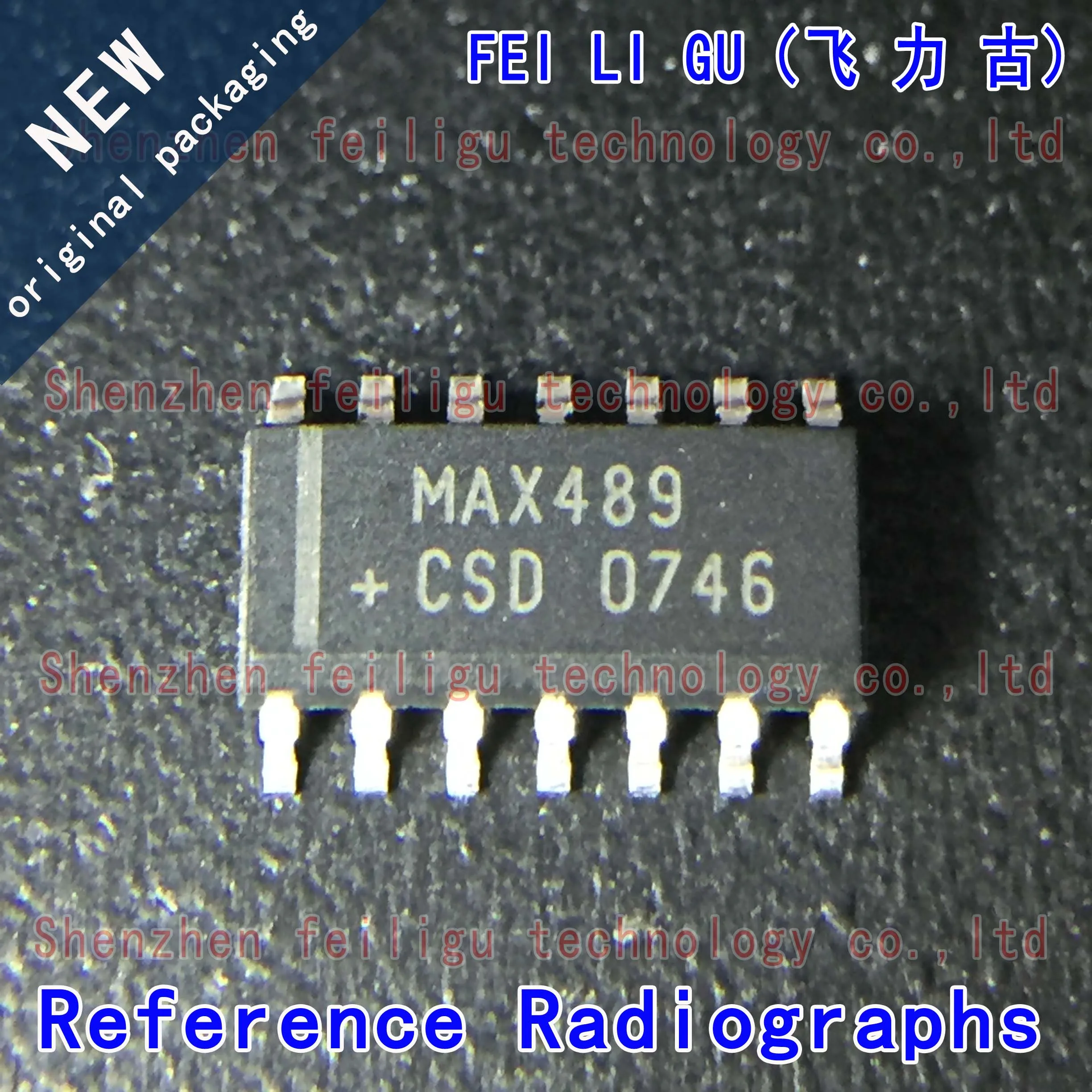 

1~30PCS 100% New original MAX489CSD+T MAX489CSD MAX489 Package:SOP14 Transceiver RS-485/RS-422 Chip