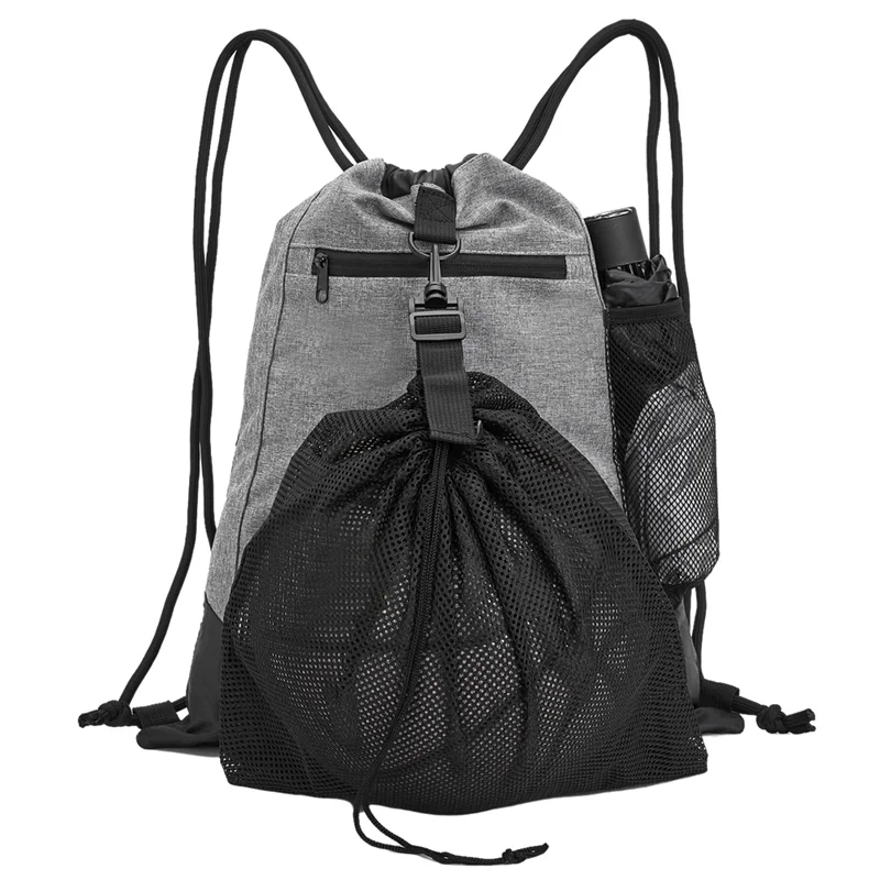 HOES-Sports de plein air Football Football volley-Ball balle sacs de rangement sac en maille Portable cordon basket-Ball sac à dos
