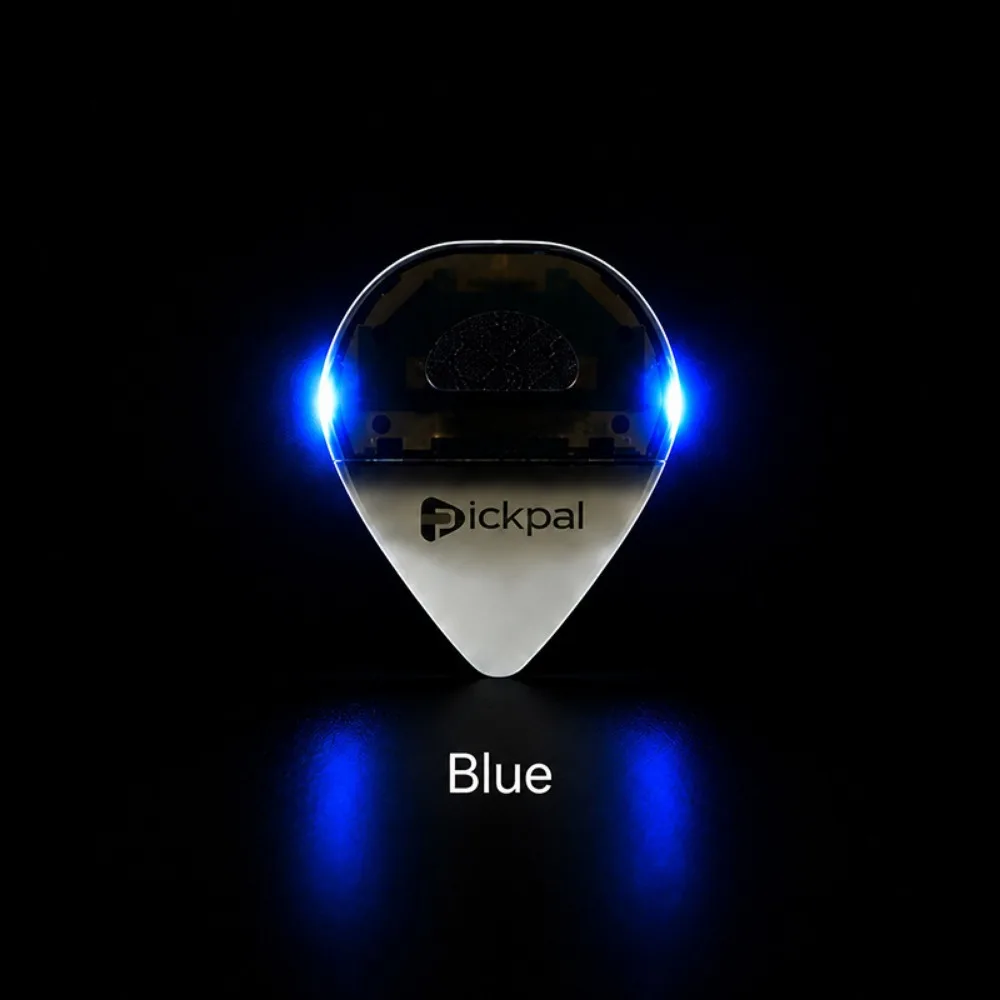 ABS LED Luminous Guitar Pick with High-Sensitivity Light Non-Slip Electric Guitar Pick LED Light for Bass Electric Guitarists
