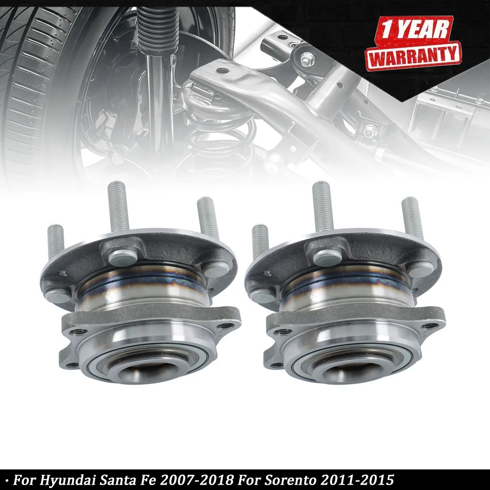 

2x For Hyundai Santa Fe 2007-2018 For Sorento 2011-2015 Rear Wheel Hub Bearings