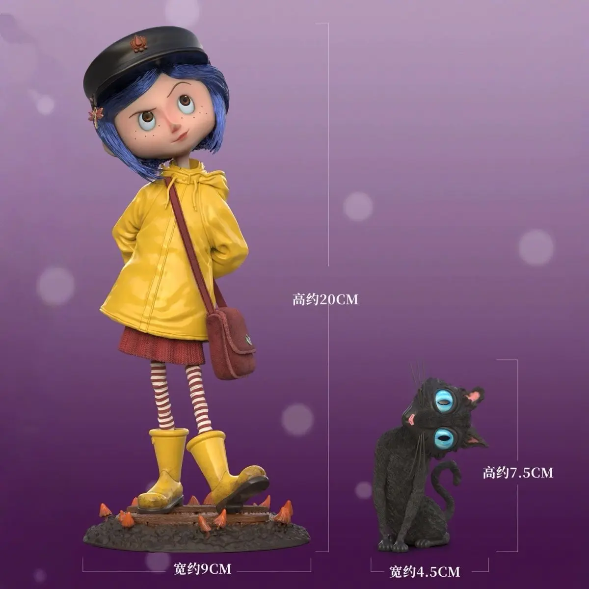 

New Coraline Figure Coraline & The Secret Door Figures Action Figurine Pvc Statue Model Doll Room Decoration Toy Birthday Gift