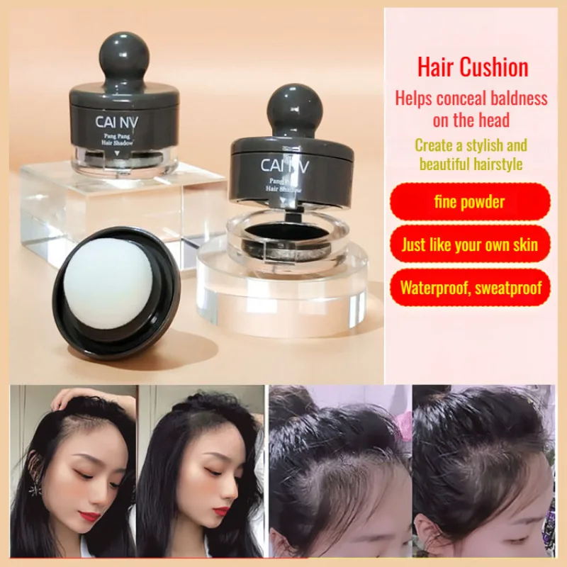 Bubuk rambut Filler Divine tahan air tahan keringat tahan lama perbaikan rambut Bunline rambut menutupi dahi bedak