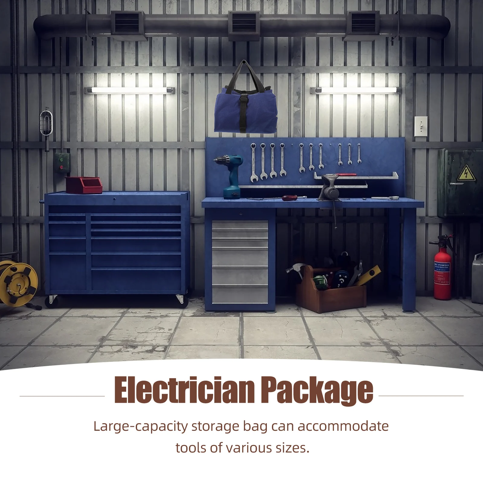 

Large Capacity Tool Bag Oxford Cloth Toolkit ganizer Electrician Tool Storage Bag Car Mechanic Repair Kit Pouch Tools ganizer