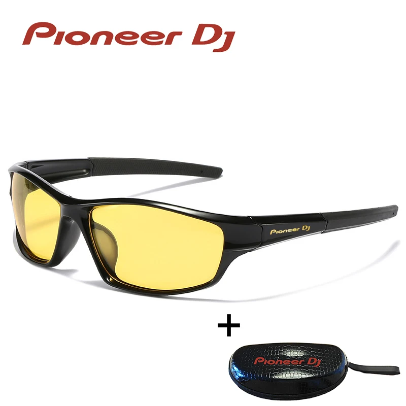 DJ polarized sunglasses men's UV resistant sunglasses UV400 protective driving glasses fishing party beach sunglasses