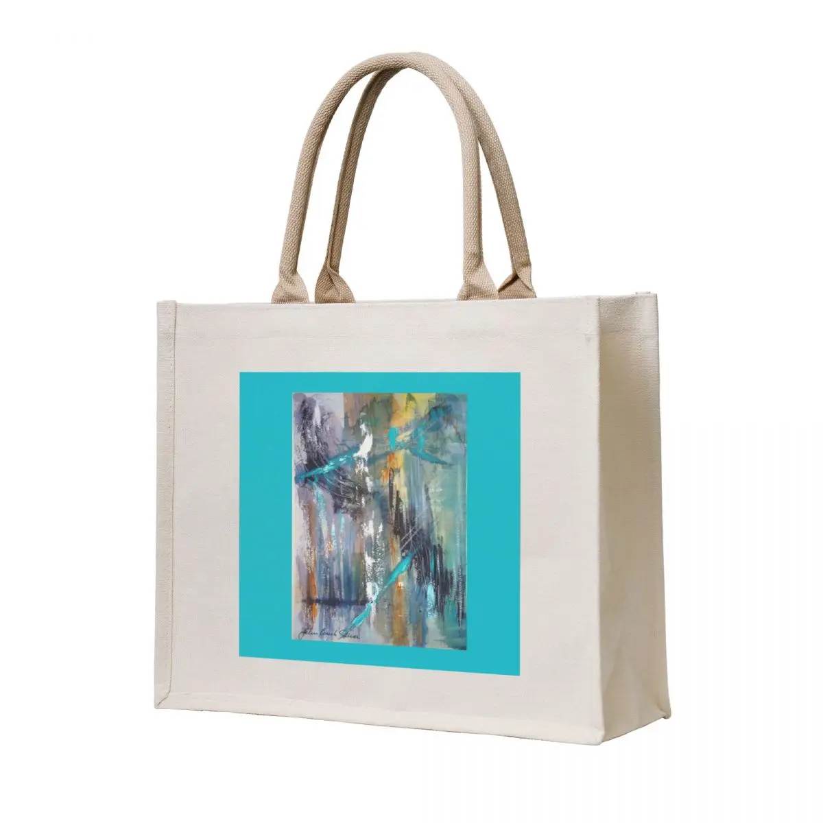 

A Sense of Aqua Tote Bag Custom bag tote bags aesthetic tote bag custom