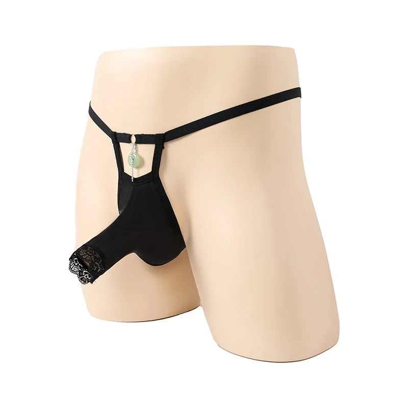 سيسي الملابس الداخلية الرجال مثير بيكيني ثونغ مفتوحة الفيل الأنف الحقيبة g-سلسلة مفتوحة الجبهة Tangas الانتفاخ تعزيز الملابس الداخلية مثلي الجنس Underpant #3