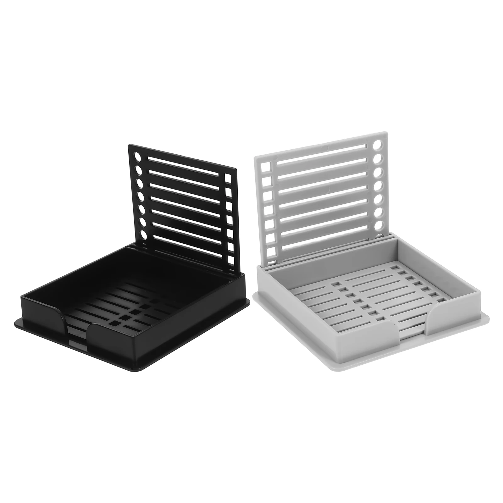 

Storage Box Memo Holder Desk Dual Slot ganizer Non Slip Teacher Supplies Space Saving Material