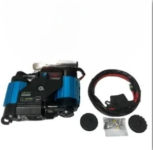 12V HF Portable Twin Air Compressor CKMTP12, 4X4 Off-Road Dual Compressor for Tire Inflating and Air Locker Actuation