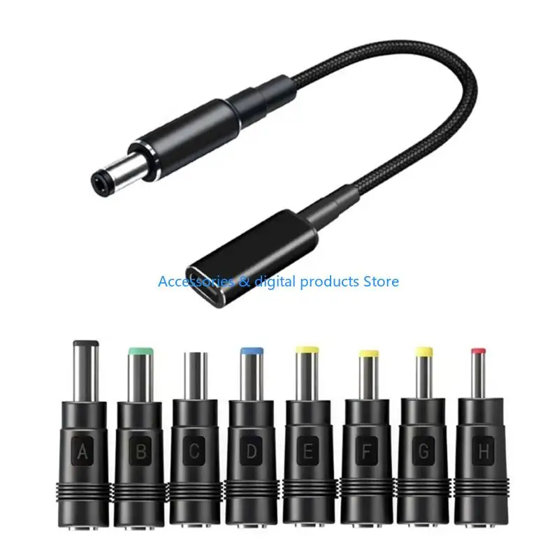 77JD High Power PD100W Laptop Charging Cable Includes Various Connectors Option For Different Devices 15CM