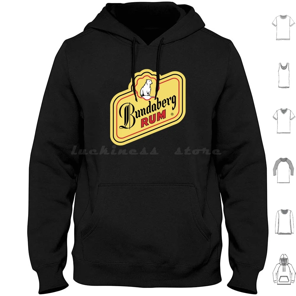 Best Seller-Bundaberg Rum Logo Sudadera con capucha de algodón de manga larga Bundaberg Rum Logo Bundaberg Rum Logo Manga larga Bundaberg
