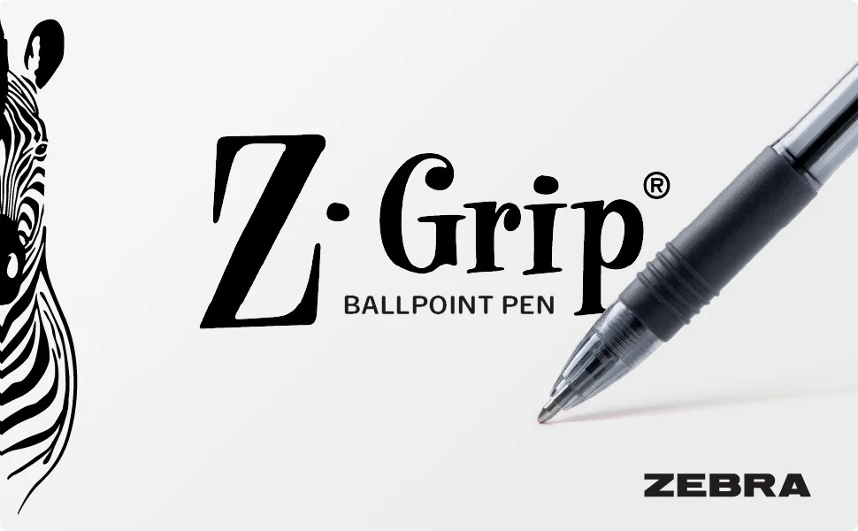 Zebra and Z-Grip Ballpoint Pen Logo