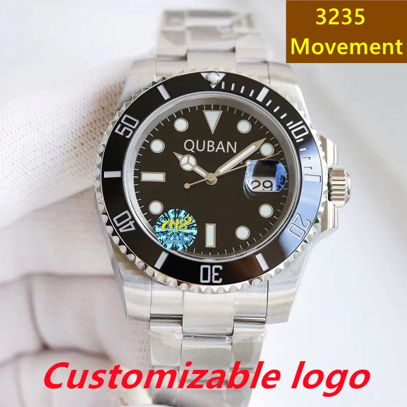 

41mm Assemble Watch Case Set for 2824 2836-2 3235 Movement Stainless Steel Case with Sapphire Glass Dial Bracelet Hands 126610