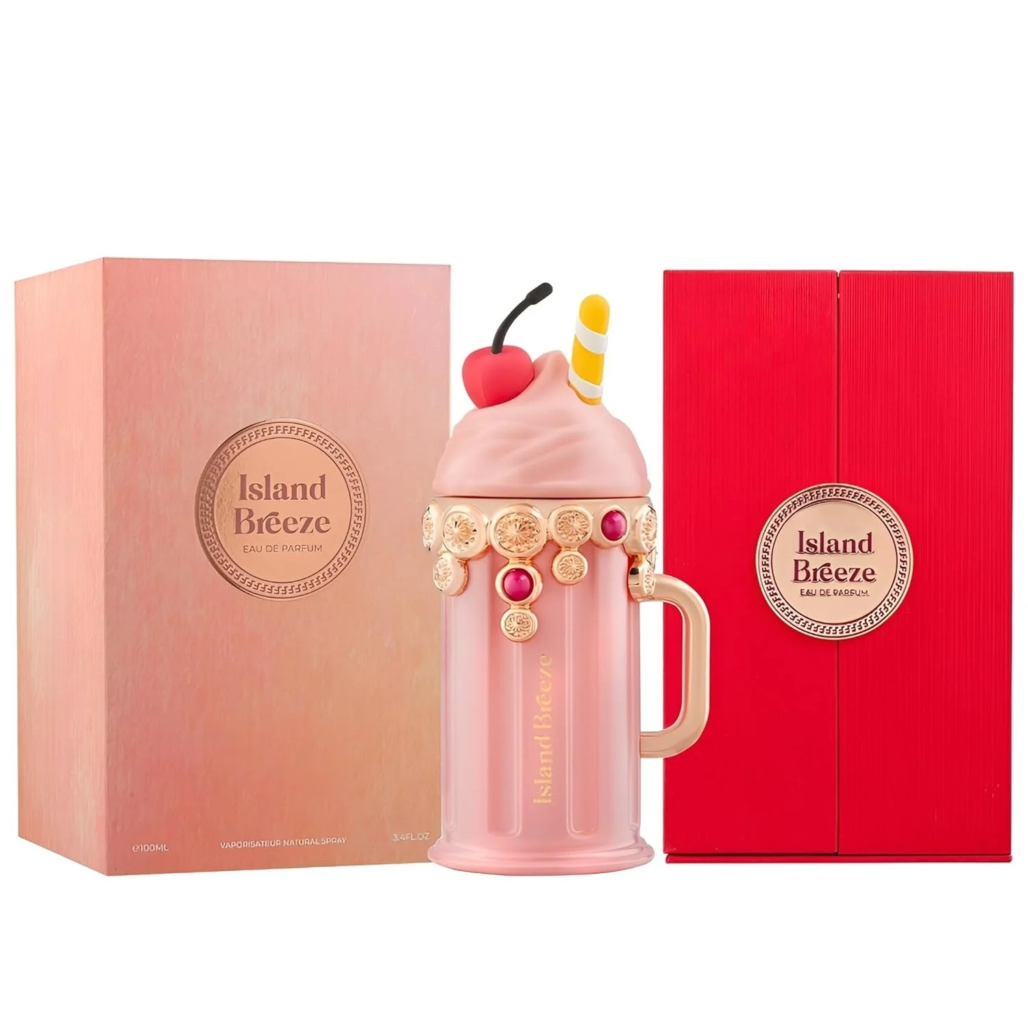 

Island Breeze by Armaf EDP 3.4oz Women's Perfume Spray, Long-Lasting Fruity Floral Musky Fragrance OEM Accepted