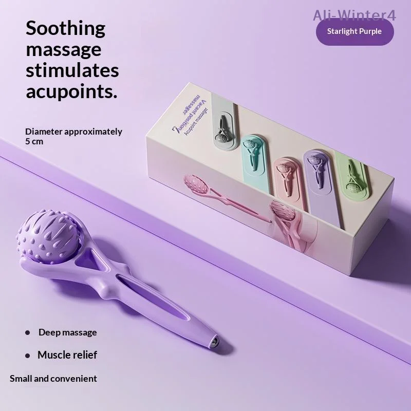 

{HBA17} Handheld Roller Massager Point Massage Muscle Pain Relief Promote Blood Circulation Arm Leg Massager Portable Yoga Ball