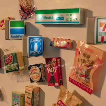 Nové bytové doplňky Japonsko 711 Family Lawson Světelný nápis Magnety na ledničku Kreativní miniaturní magnetické dekorace pro kutily 10 nejlepší prodej Buzo formule 1 - №3