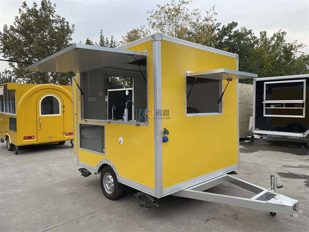 Konzession Fast-Food-LKW Straße mobile Lebensmittel Anhänger Eis wagen benutzer definierte Küche Kaffee Anhänger Lebensmittel Kiosk