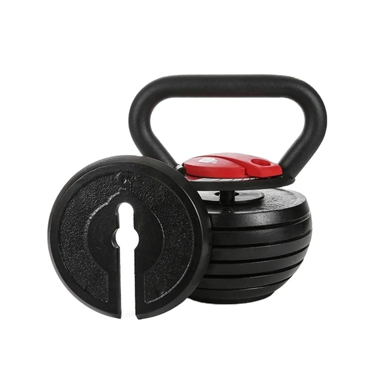 Hot Selling High Quality 20lb 40lb Cast Iron Adjustable Kettlebell With Customized Logo And Color cast iron kettlebell