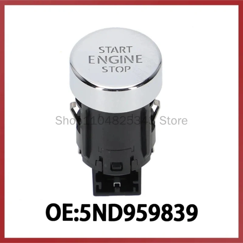 5ND959839 is suitable for Volkswagen Tiguan VW auto parts electric one-button start switch button ignition switch