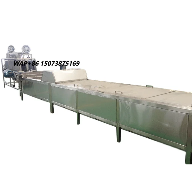 GOFUN Water Immersion Type Continuous Fruit Blanching Machine SUS 304 Stainless Steel 3-20 Tons/Hour Capacity CE Certified
