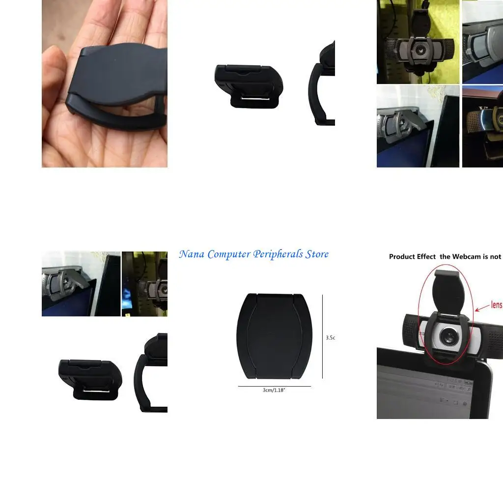F68C Privacy Shutter Hood Lens Caps Hood Cover Case Protective Cover for C930e C920
