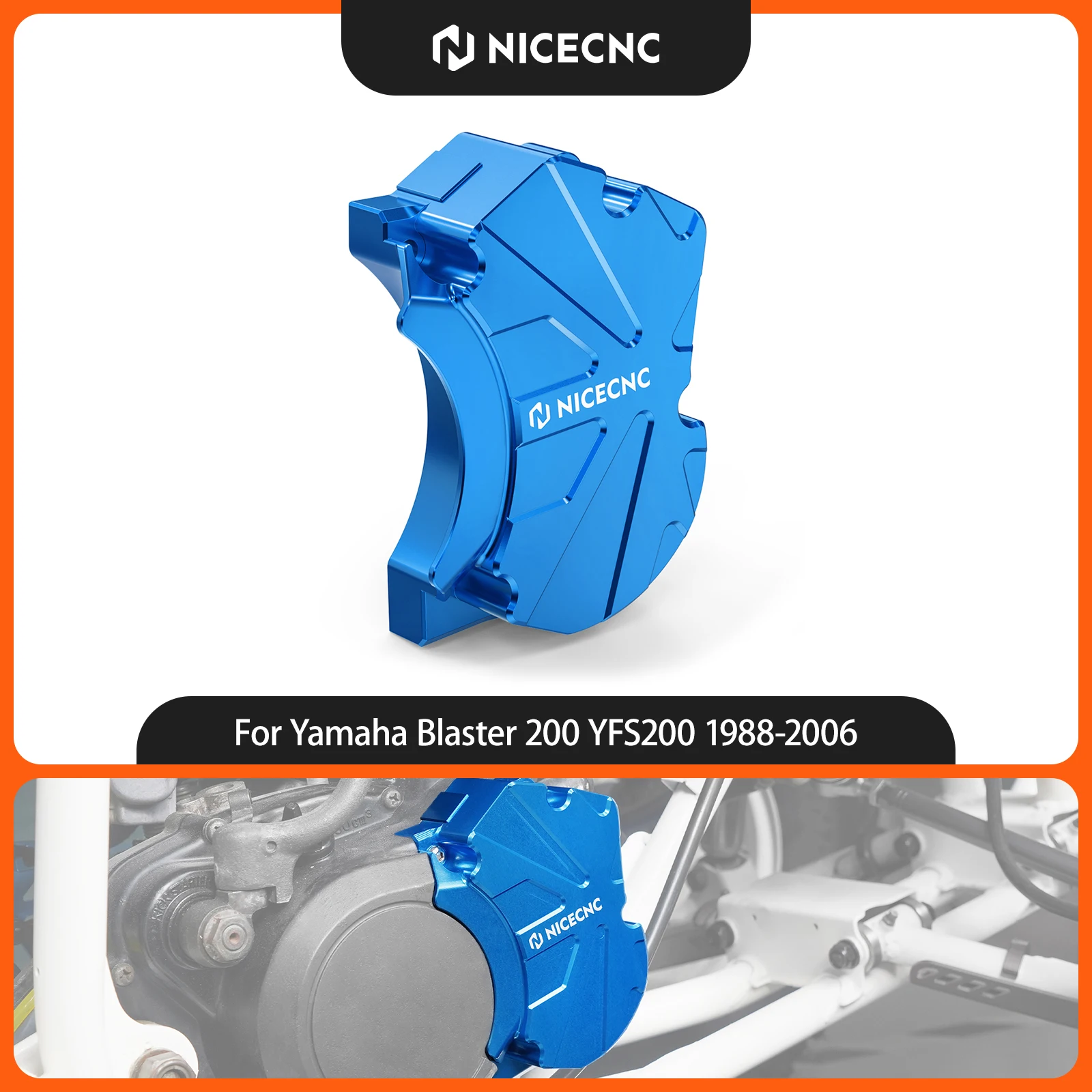 NICECNC For Yamaha Blaster 200 YFS200 SE 1988-2006 Oil Pump Cover Protector T6-6061 Aluminum Rustproof ATV Accessories