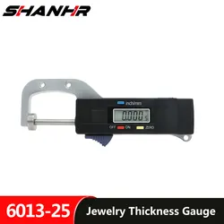 SHANHR 0-25 mm Mini Digital Jewel Gem Gemstone Thickness Gauge Caliper With 0.01 mm Measure Thickness Tool