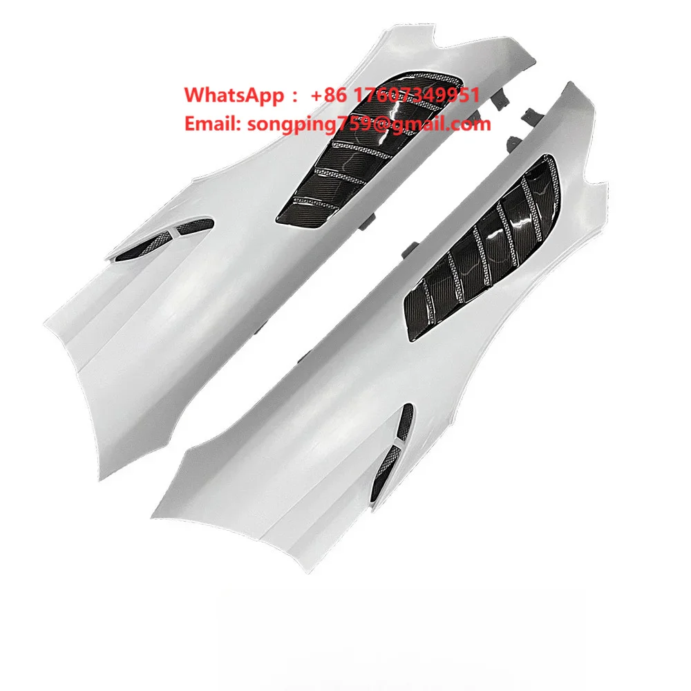 BS Style Half Dry Carbon Fiber Front Fender for Mercedes-Benz AMG GT GTS GTC GTR Body Kit