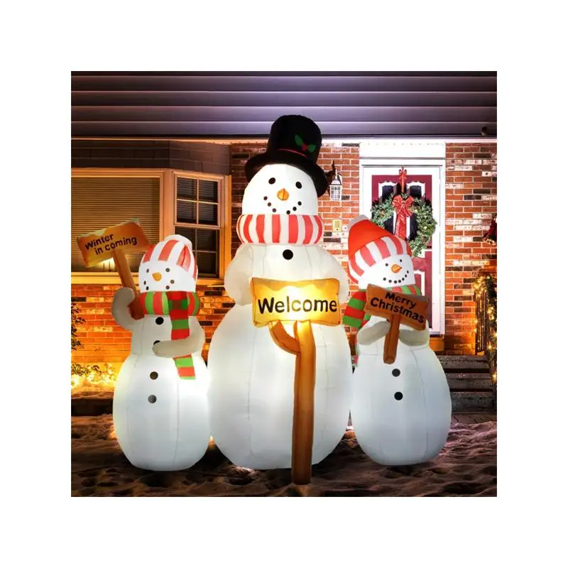 

Christmas Snowman Decoration for Holiday Festivities - Cute and Festive Home Accent