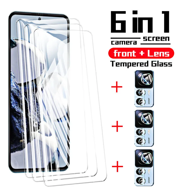 6in1 Full Glue Camera Lens Screen Protectors Tempered Glass for Xiaomi Mi 12T Xiomi Xaomi Xiami Mi 12T 12 T T12 Pro Phone Cases