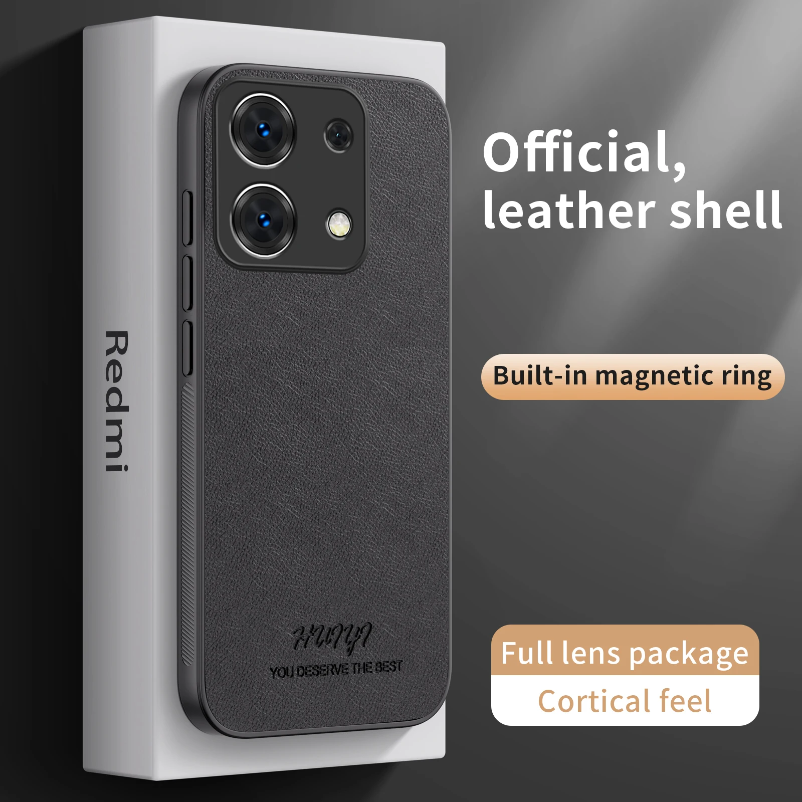 Кожаный чехол для Xiaomi Poco X6 X5 X3 Pro GT NFC X4 Poco F6 F5 Pro C65 F3 Poko M6 M3 M2 Pro 4G Автомобильный Магнитный чехол-держатель для телефона