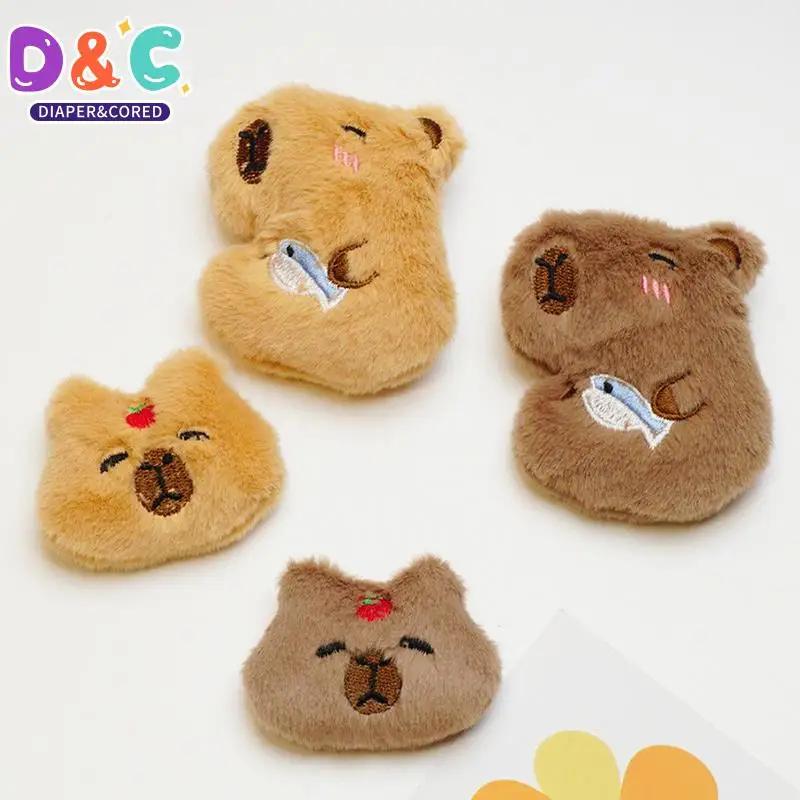 Cute Cartoon Capybara Plush Doll Soft Stuffed Animal Doll Lovely Plush Toys For DIY Brooch Decor Accessories