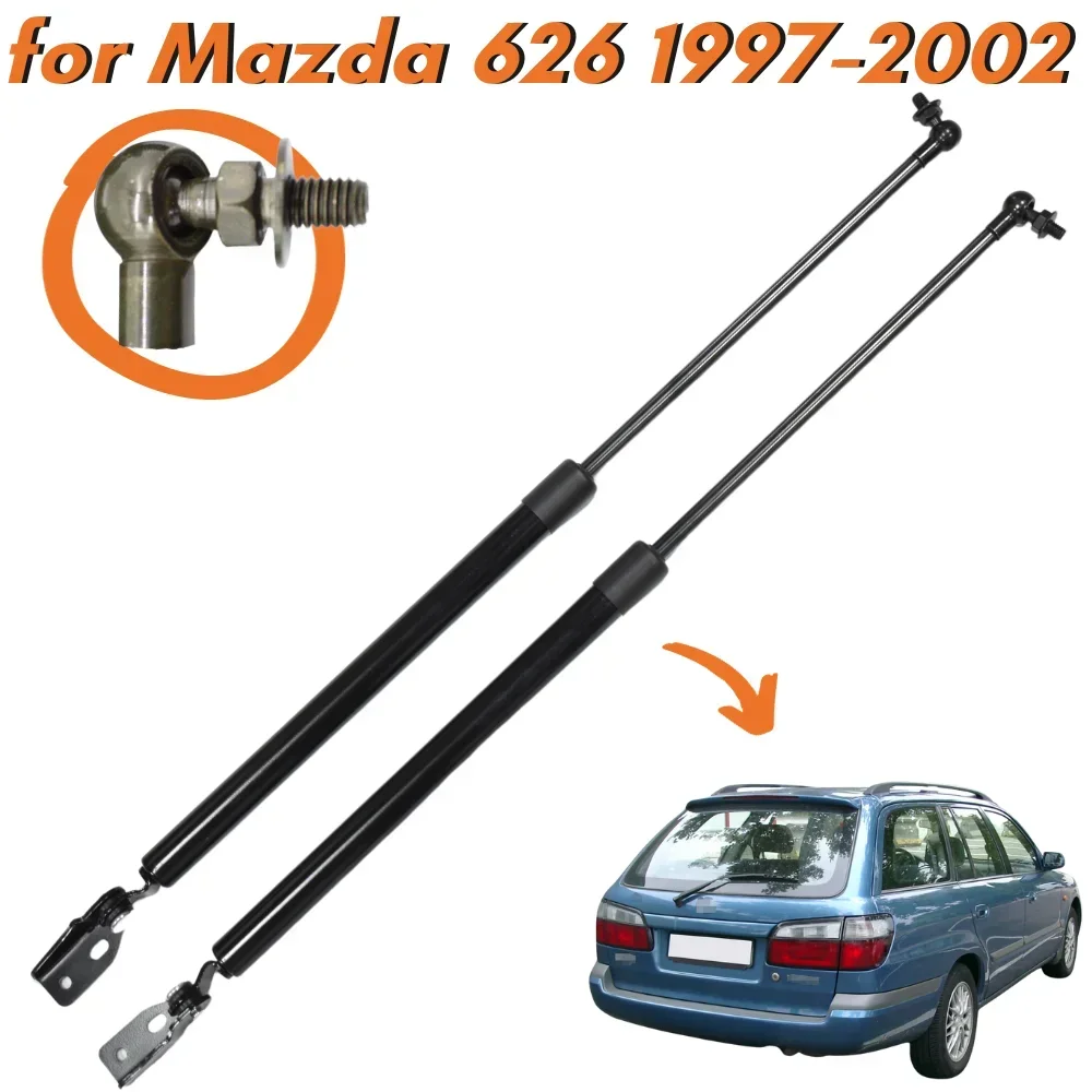 

Qty(2) Trunk Struts for Mazda Capella 626 GF GW Station Wagon 1997-2002 G14S63620C Rear Tailgate Boot Gas Springs Lift Supports