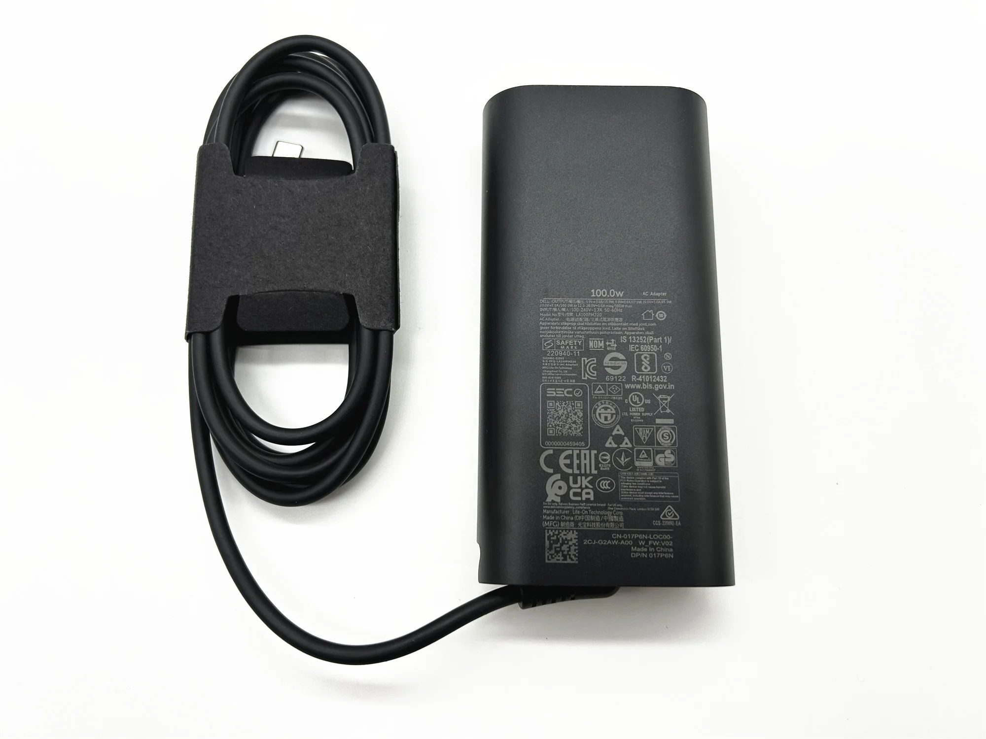 Original 100W 20V5A USB-C Type-c GaN Adapter Laptop Charger for DELL Precision3580 5680  Latitude7640 7340 9440 5340 Inspiron14 16 5000 7000 LA100PM220 Laptop Power Supply