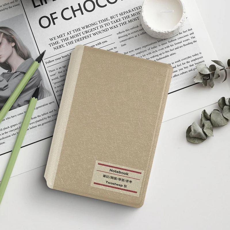 Magnetic Protective Case for XTEINK X4Pro E-book Case Protective Shell X3 X4 E-Book Reader Case DIY Classic Notebook Shell Gifts