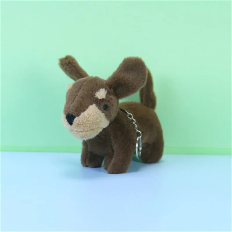 

Plush Toy Sausage Dog Pendant Cute Cartoon Puppy Doll Children's Backpack Keychain Jewelry Doll