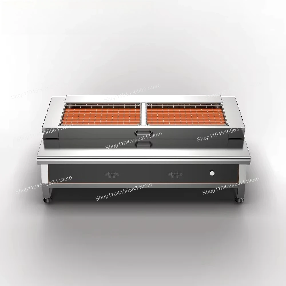 500C commercial grill CE ISO9001 certification independent area easy to clean