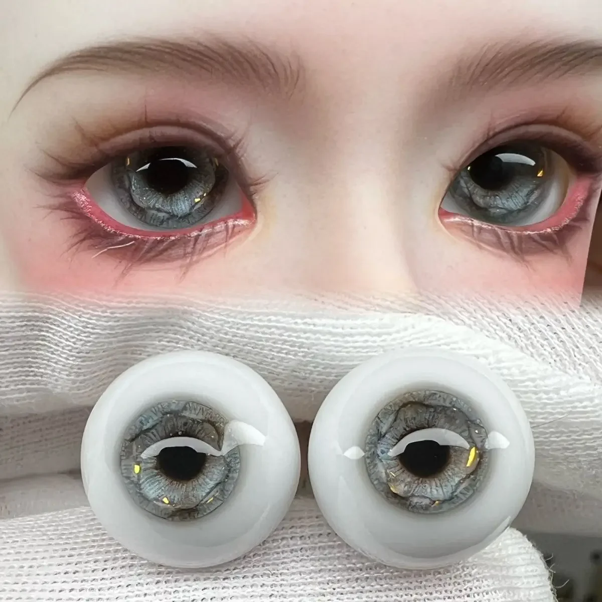 New Doll's Eyes 12/14/16mm for 1/3 1/4 1/6 Bjd Doll Plaster Resin Eyeball Diy Girl Toys Dress Up Gfit Fashion Doll Accessories