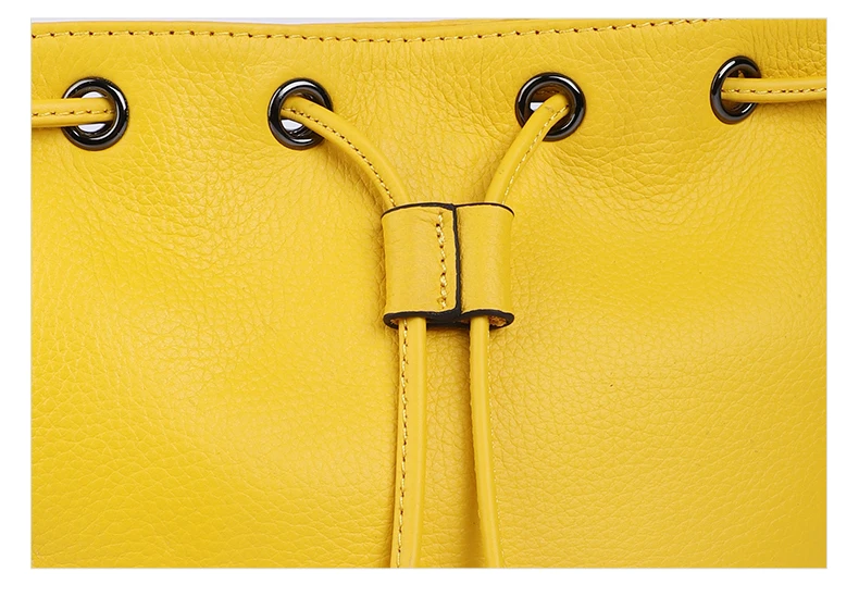 New Genuine Leather Bag, Bucket Bag, Multifunctional Handheld Small Handbag, Fashionable Single Shoulder Crossbody Bag For Women
