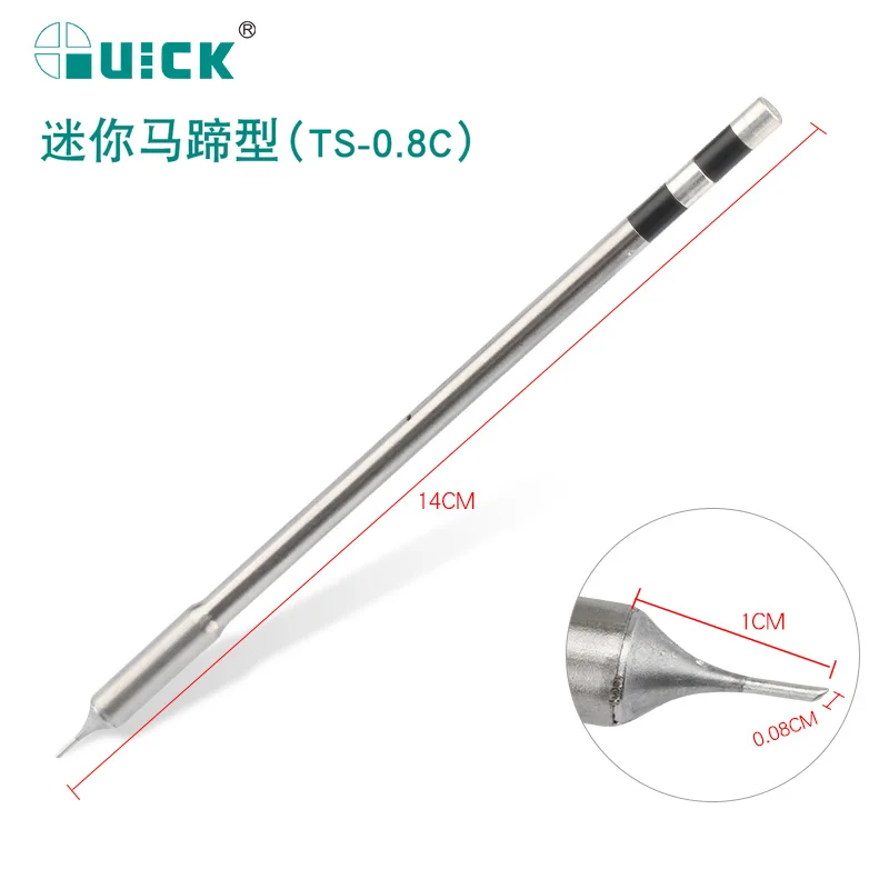 Original QUICK TS1200A Bleifreie Lötspitze Schweißstift-Werkzeug TSS02-SK TSS02-I TSS02-1C TSS02-J TSS02-KK Lötspitze – Detail 9
