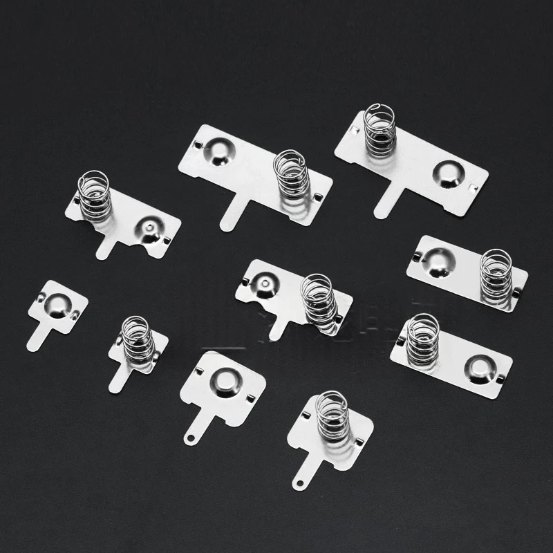 AA and AAA battery springs, positive and negative connection contact metal sheets, metal toy remote control spring contacts