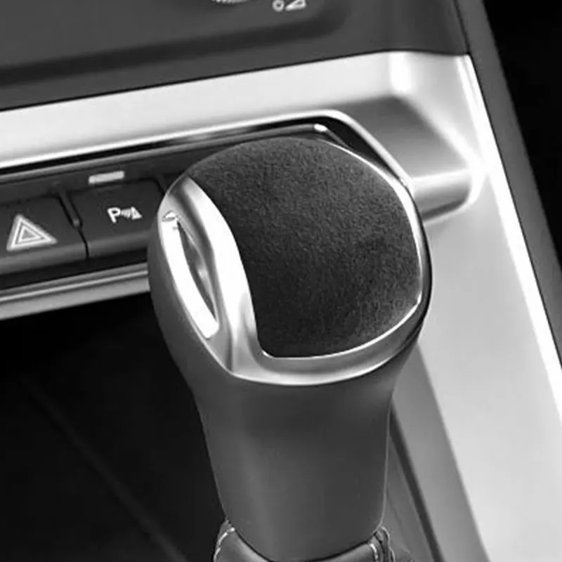 

Для Audi MQB Q3 Q2 A1 ручка переключения передач, крышка багажника, наклейка из алькантары, аксессуары для тюнинга салона автомобиля