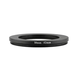 New Camera Lens Filter Metal Adapter Ring 58mm-42mm Step Down Ring Set 58 To 42 58-42mm 58-42 Filter Adapter Camera Adapter Ring