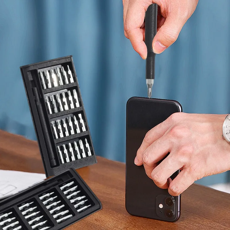 Zestawy mini śrubokrętów 25 w 1, sześciokątne, płaskie, magnetyczne śrubokręty do naprawy okularów, zegarków, narzędzia ręczne DIY